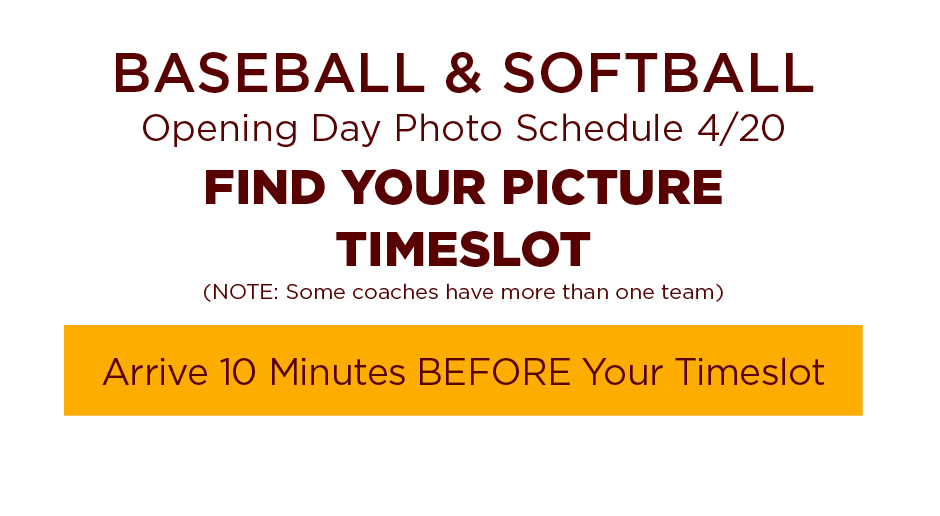 Click to See Picture Day Time Slots